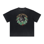 Vintage Frayed Guardian Pattern Tee