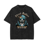 Stone Wash Guardian Graphic T Shirt