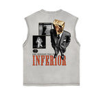 Frayed Edge Guardian Graphic Tank Top