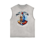 Frayed Edge Guardian Graphic Tank Top
