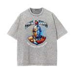 Washed Guardian Graphic Cotton Tee
