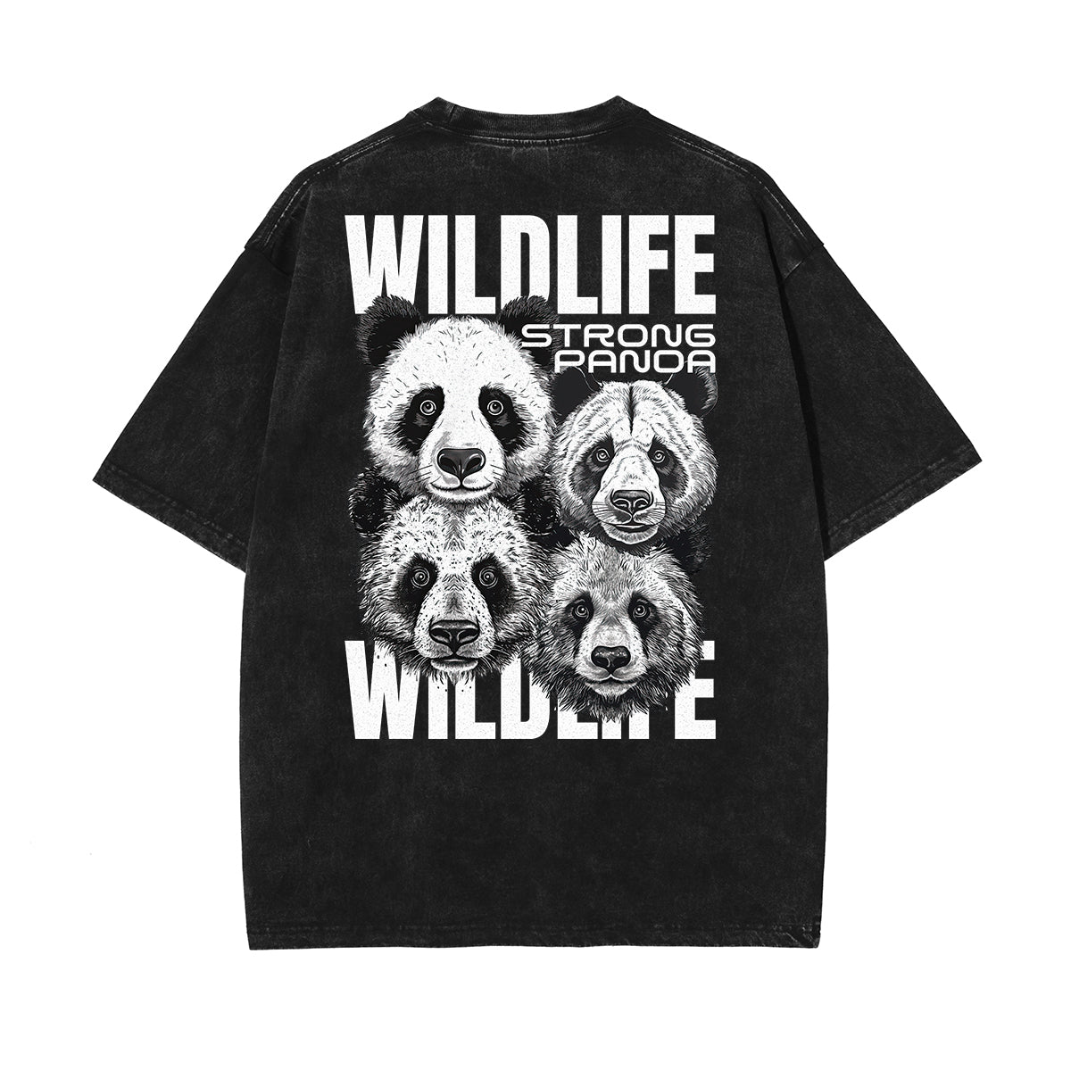 Stone Wash Guardian Graphic T Shirt