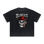 Vintage Frayed Guardian Pattern Tee