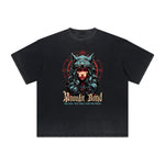 Vintage Frayed Wolf Pattern Tee