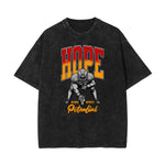 Washed Athletic Graphic Cotton Tee