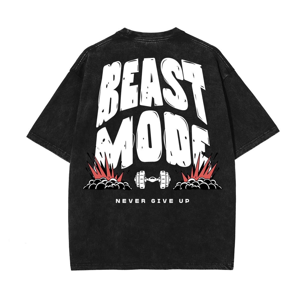 Washed Athletic Graphic Cotton Tee