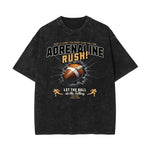 Washed Athletic Graphic Cotton Tee