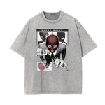 Washed Mystery Mask Graphic Cotton Tee