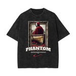 Stone Wash Mystery Mask Graphic T-Shirt