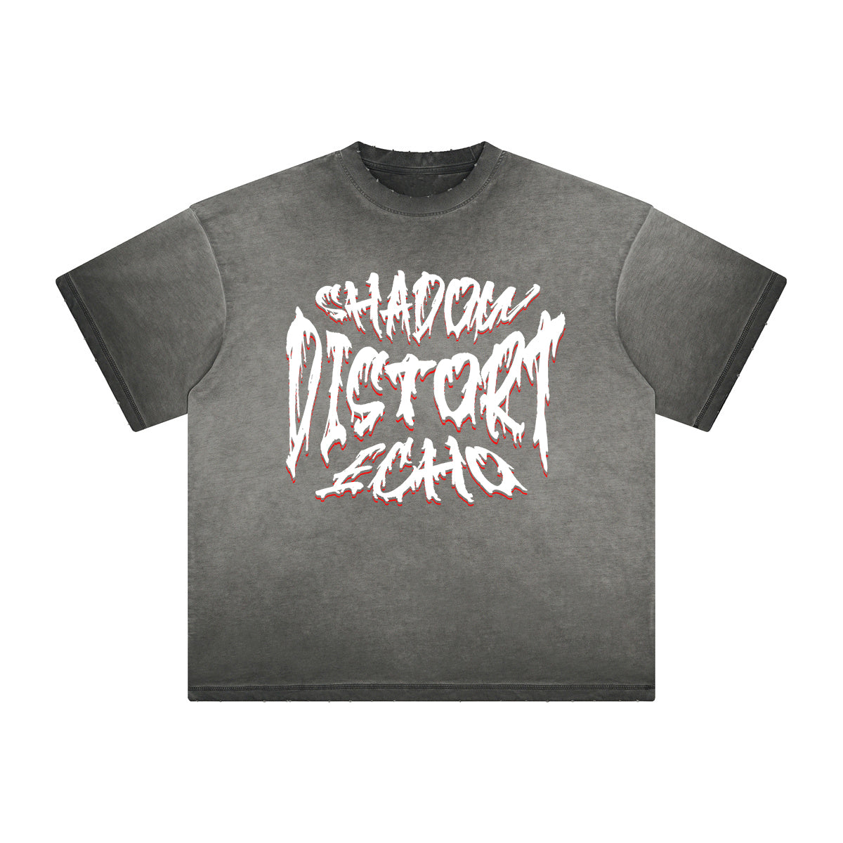 Faded Thick Dark Aesthetic Tee