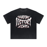 Vintage-Style Frayed Dark Aesthetic Tee