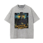 Washed Cotton Dark Aesthetic Tee