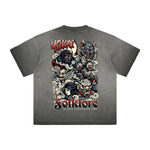 Faded Thick Dark Aesthetic Tee