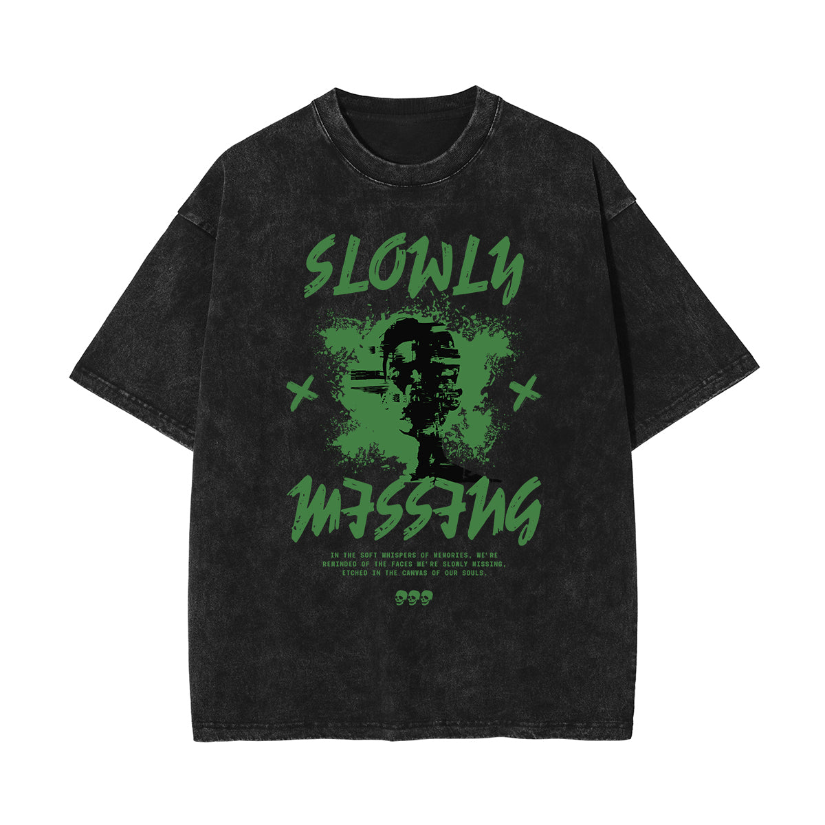 Stone-Washed Dark Aesthetic T-Shirt