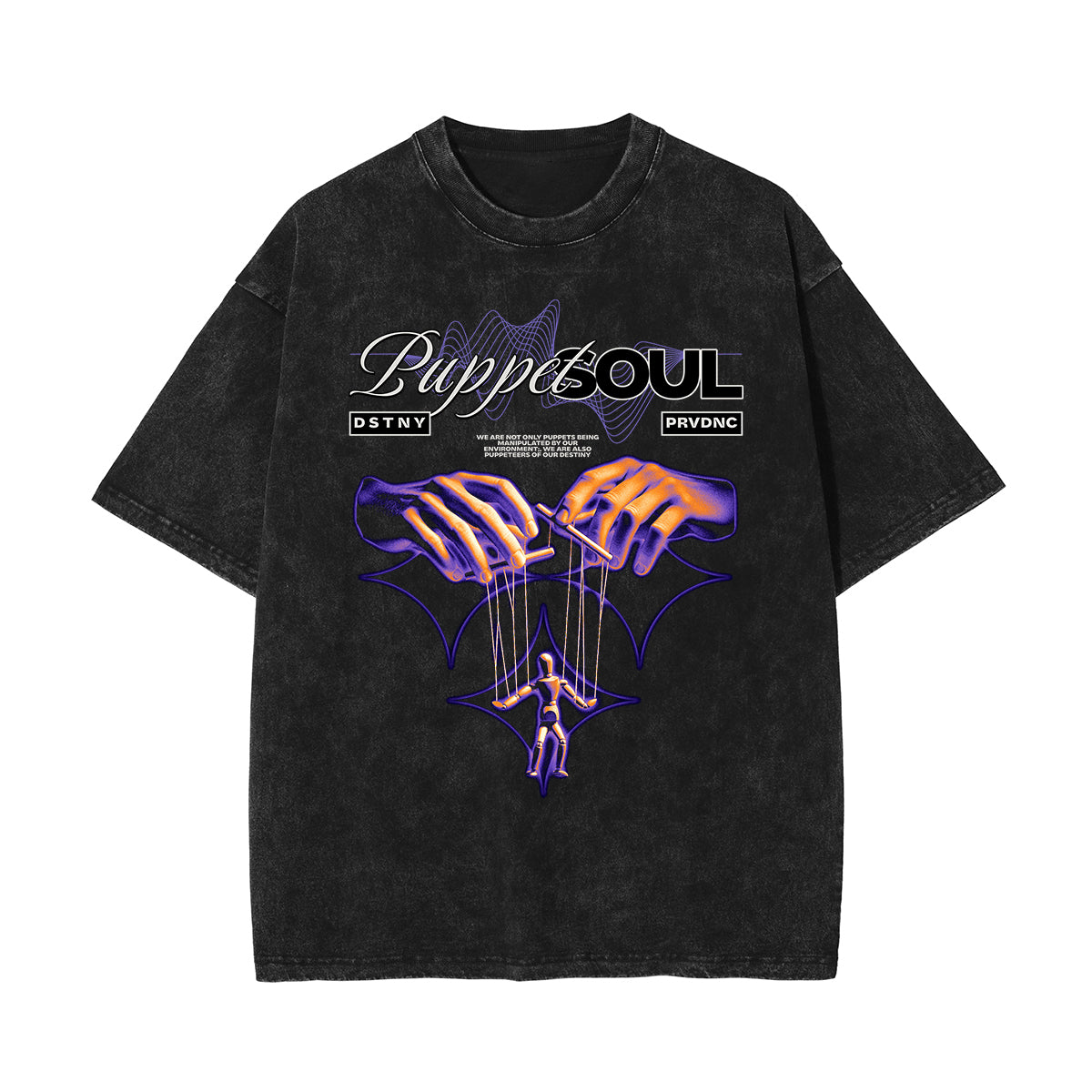 Stone-Washed Dark Aesthetic T-Shirt