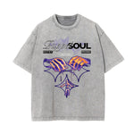 Washed Cotton Dark Aesthetic Tee