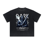 Vintage-Style Frayed Dark Aesthetic Tee