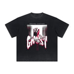 Vintage-Style Frayed Dark Aesthetic Tee