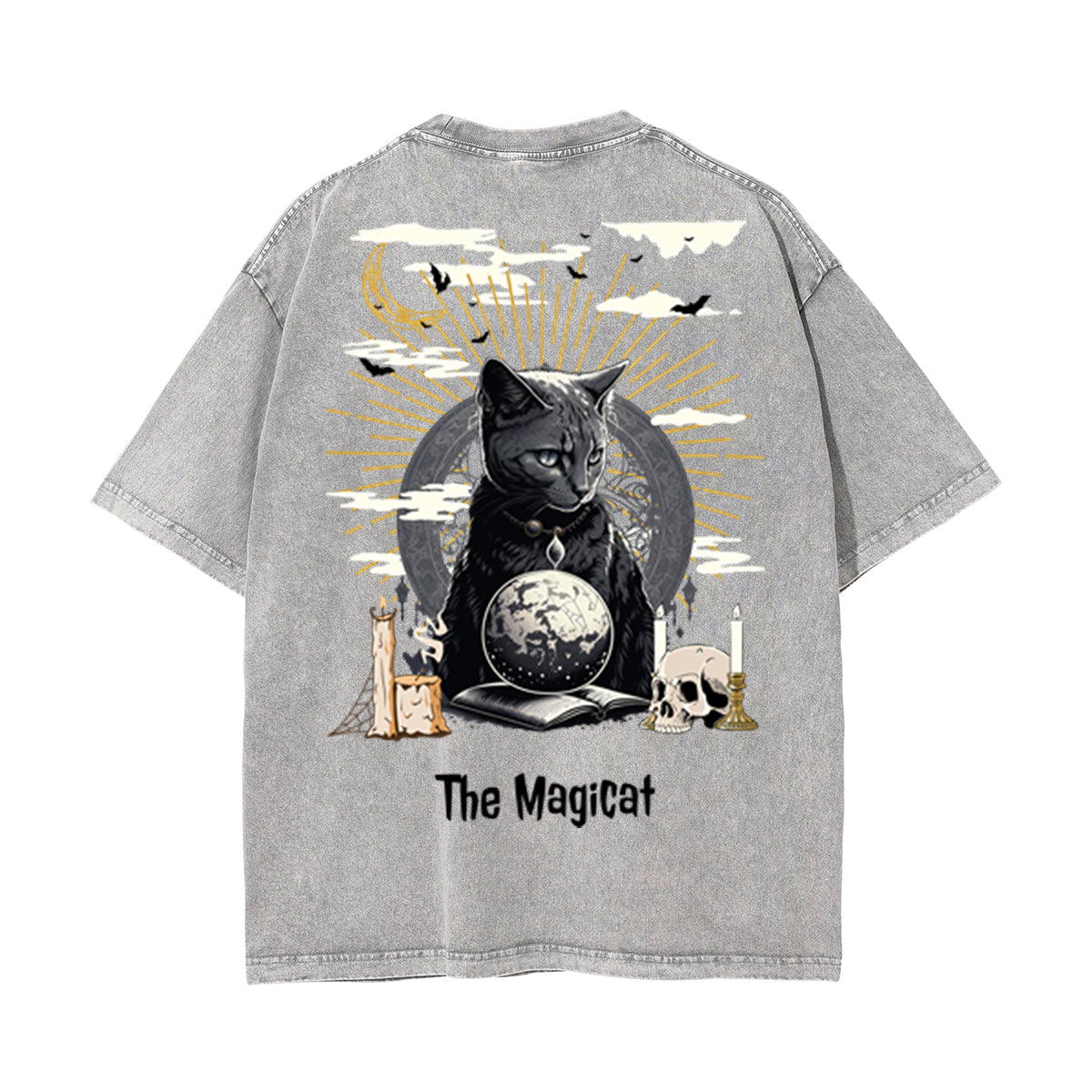 Washed Cotton Dark Aesthetic Tee