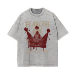 Washed Cotton Dark Aesthetic Tee