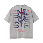 Washed Cotton Dark Aesthetic Tee