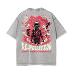 Washed Cotton Dark Aesthetic Tee