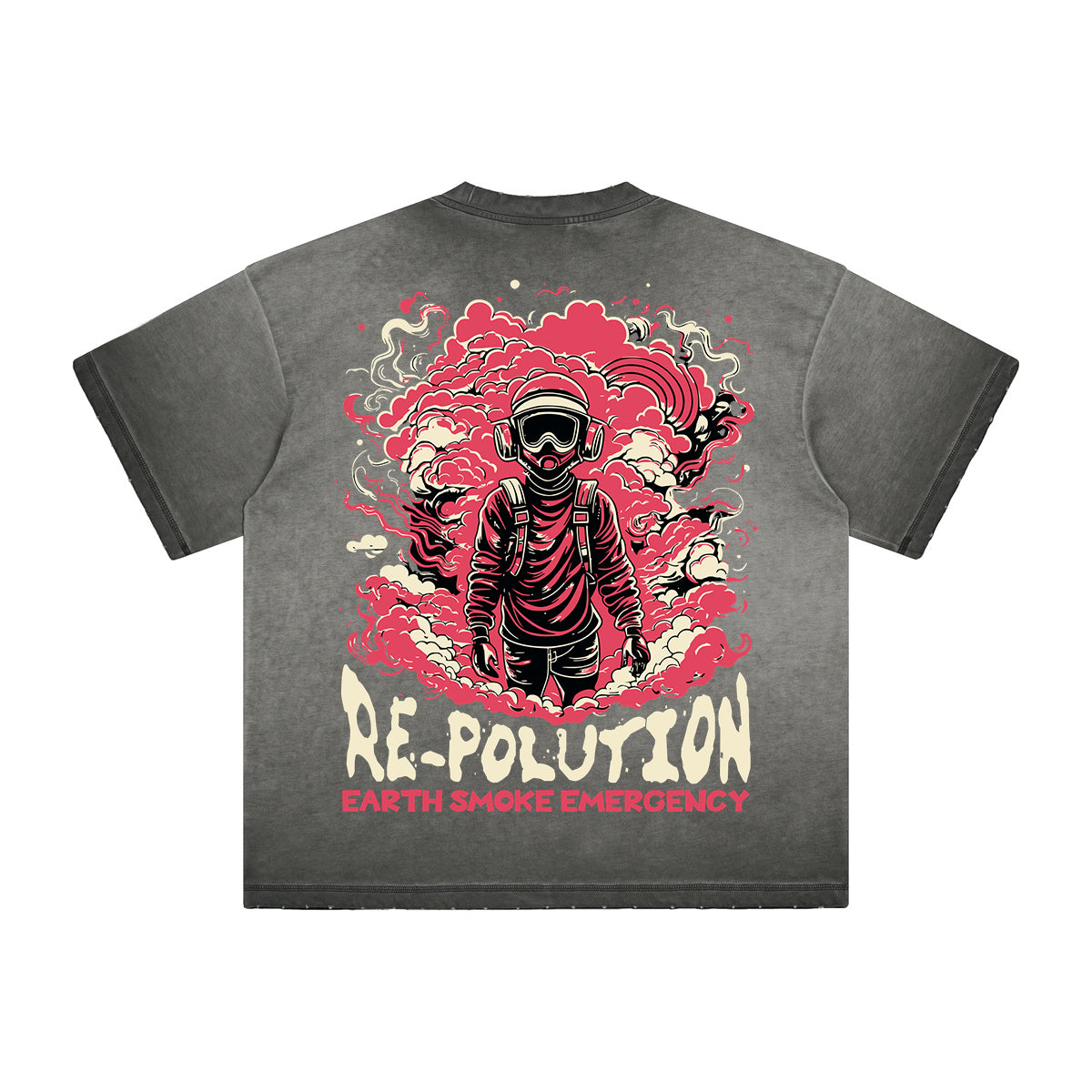 Faded Thick Dark Aesthetic Tee