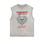 Frayed-Edge Gothic Death Motif Tank