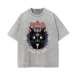 Stone-Washed Gothic Death Motif Tee