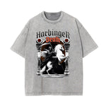 Stone-Washed Gothic Death Motif Tee