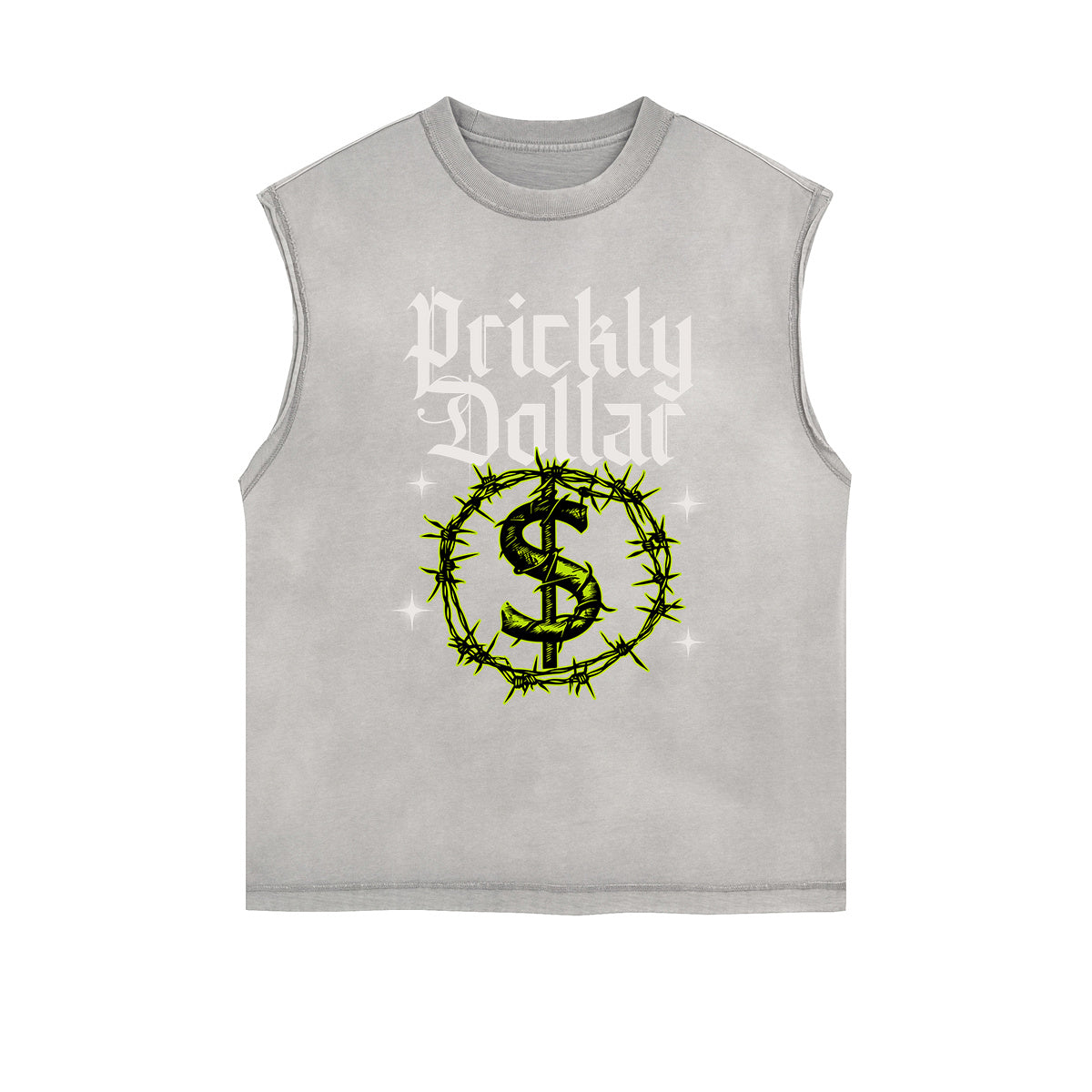 Frayed-Edge Gothic Death Motif Tank