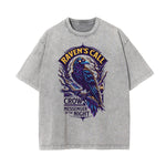 Stone-Washed Gothic Death Motif Tee