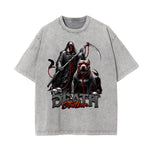 Stone-Washed Gothic Death Motif Tee