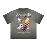 Heavyweight Washed Flower Graphic Tee