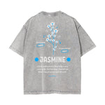 Washed Cotton Flower Graphic Tee