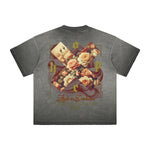 Heavyweight Washed Flower Graphic Tee