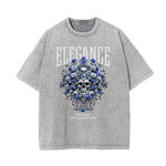 Washed Cotton Flower Graphic Tee