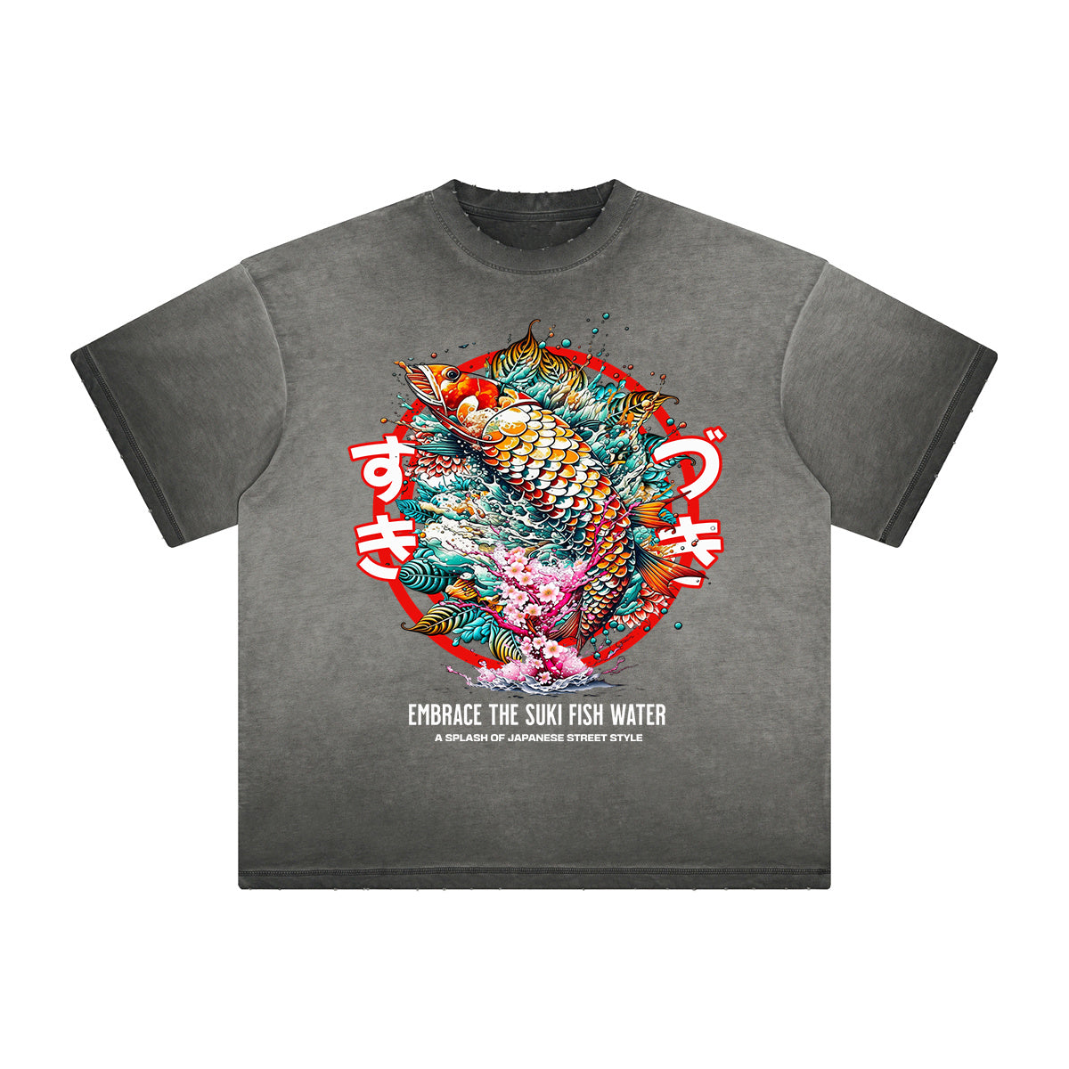 Heavyweight Washed Flower Graphic Tee