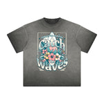 Heavyweight Washed Flower Graphic Tee