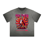 Heavyweight Washed Flame Graphic Tee