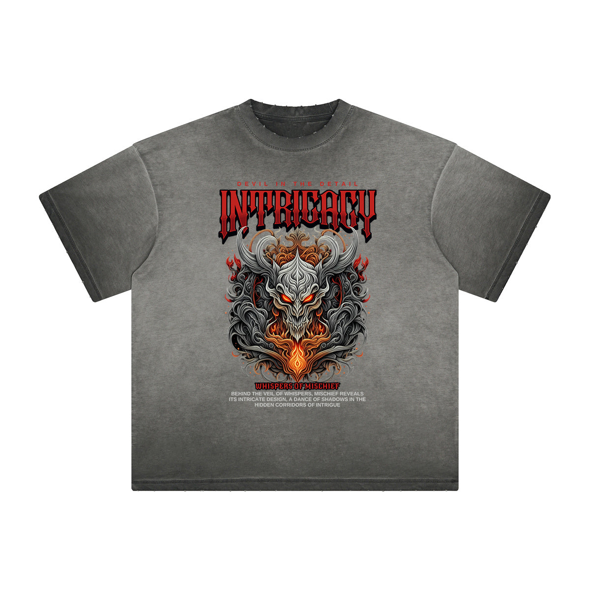 Heavyweight Washed Flame Graphic Tee