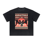 Vintage-Style Frayed Flame Graphic Tee