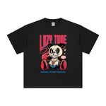 Lazy Tone Hip Hop Panda Streetwear Tshirt-INNBLAC Fashion Apparel