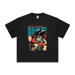 Old Dance Cartoon Graphic T Shirt-INNBLAC Fashion Apparel