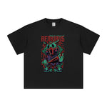 Red Virus Urban Streetwear T Shirt-INNBLAC Fashion Apparel