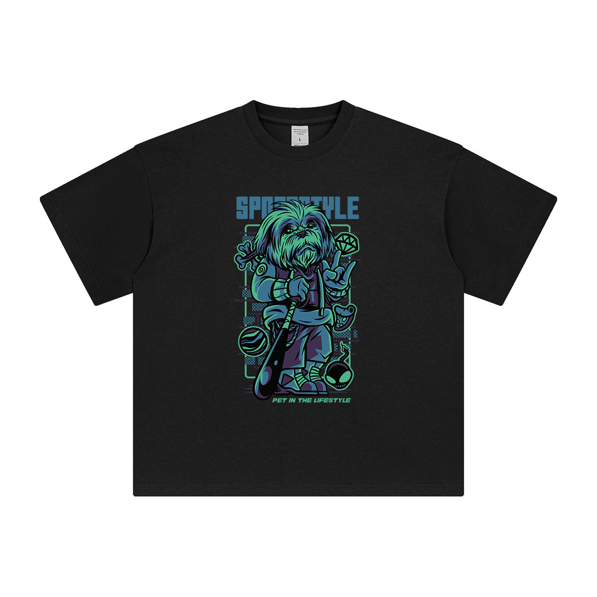 Shih Tzus Sport Style Graphic Tee-INNBLAC Fashion Apparel