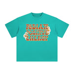 Slogan & Daisies Graphic Tee-INNBLAC Fashion Apparel