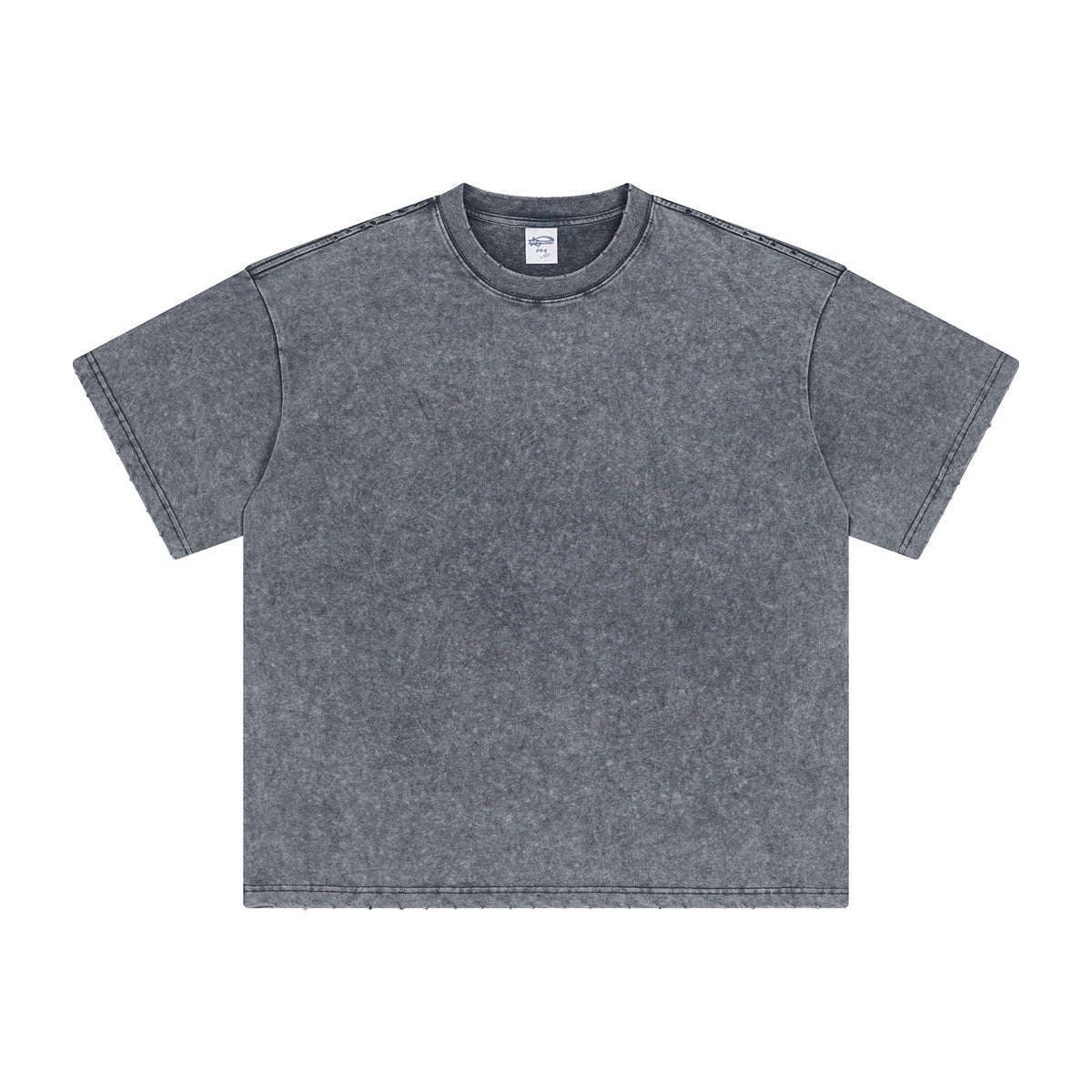 Stone Wash Heavyweight T Shirt 8oz - FSP-INNBLAC Fashion Apparel