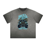 Distressed Streetwear Cartoon Graphic Tee