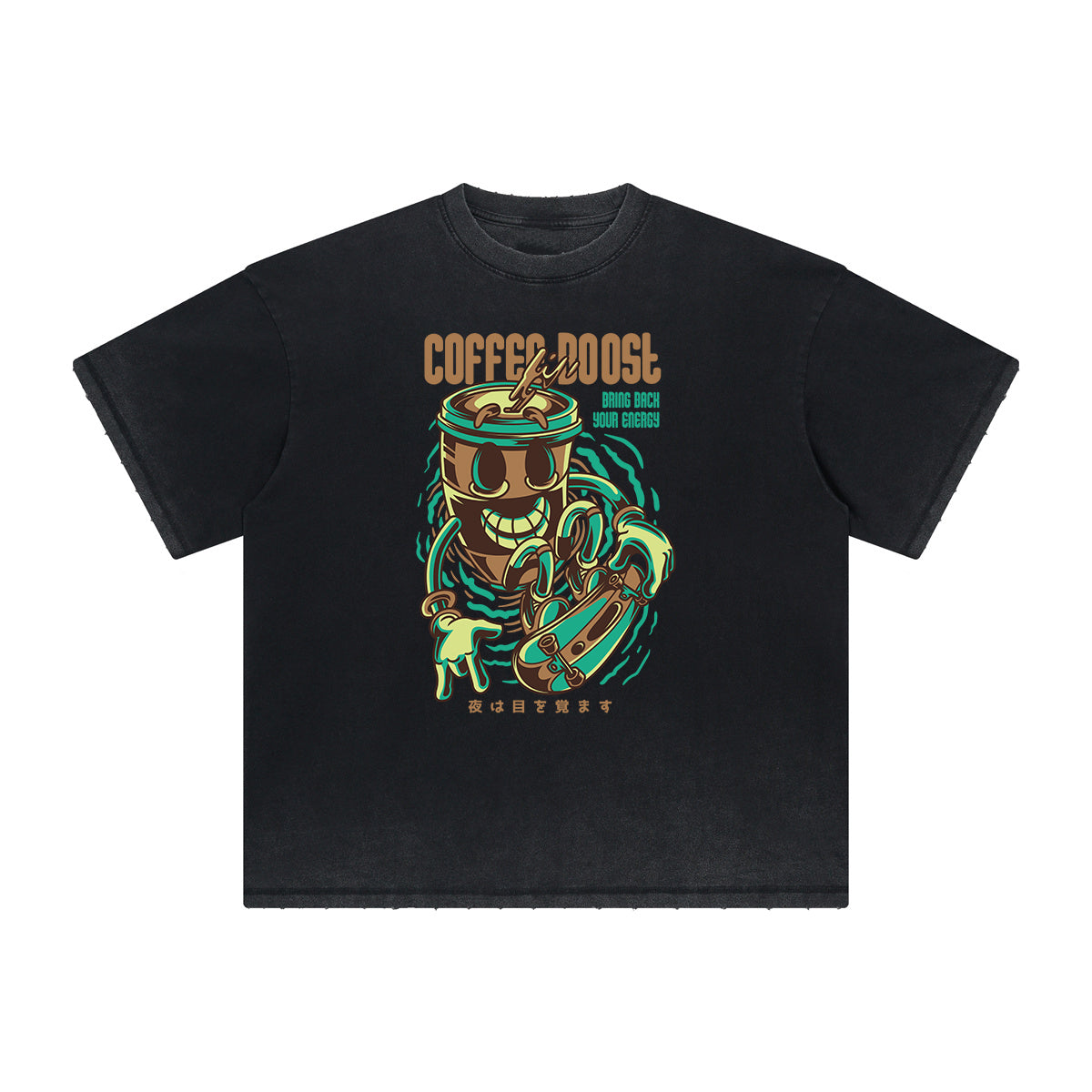 Distressed Punk Monster Graphic Tee